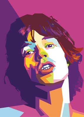 Mick Jagger Pop Art