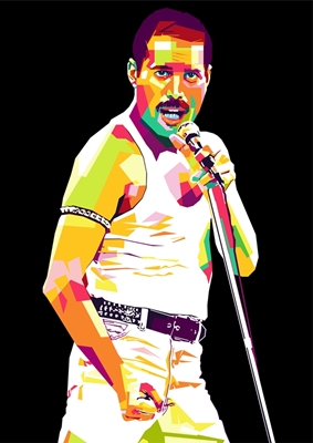 Freddie Mercury dans le pop art 