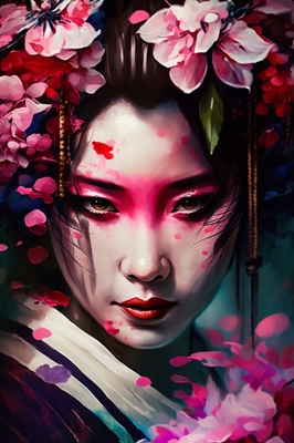 Portrait de geisha