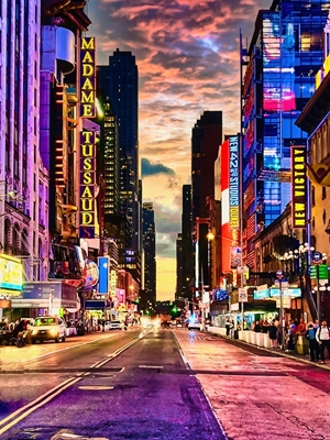 Broadwayn / Times Squaren yöt