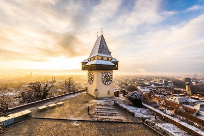 Cidade de Graz na Áustria