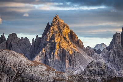 Alpenglow in the Dolomites