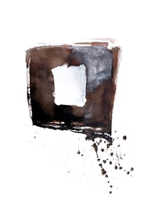 Ink brown black abstract