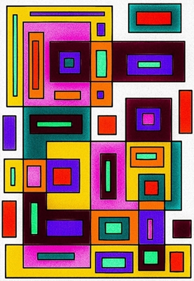 Kleurrijke vormen 