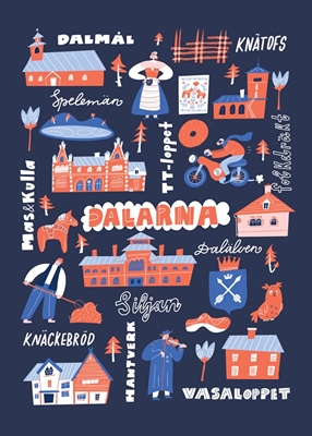 Lugares famosos de Dalarna