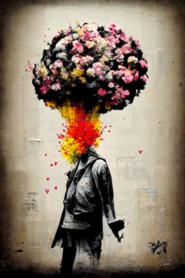 Primavera na cabeça x Banksy