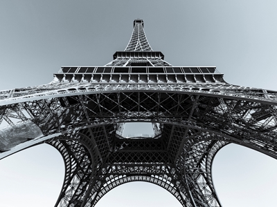 Eiffel tower in Paris - B/W