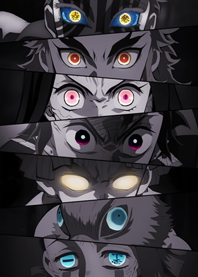Rengoku Kyojuro Anime -silmät