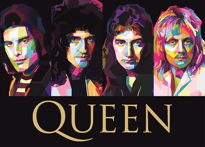Queen Band Pop Art