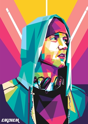 Eminem WPAP Arte Pop