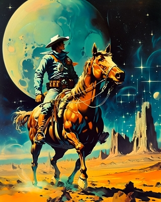 The Space Cowboy - Retro Scifi