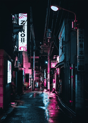 City Cyberpunk Nachtlicht