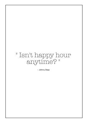 Is Happy Hour Anytime niet?