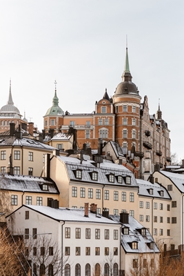 Snö i Stockholm