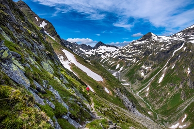 Alpinlandskap i östra Tyrolen