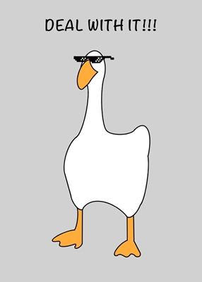 Cool Goose Meme posters & prints by nueman - Printler