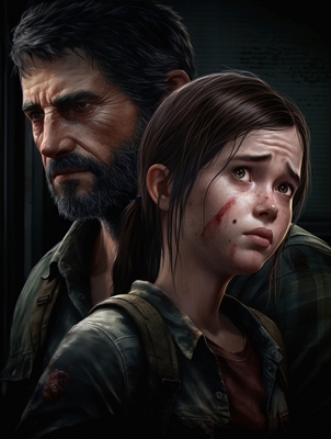 Ellie and Joel digital art posters & prints by Catalin Gheorghe Tudor ...