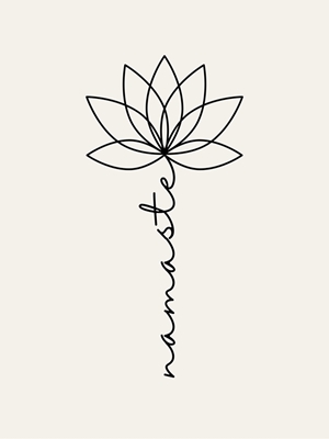 Namaste Lotusblüte