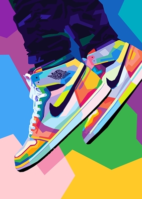 Schoenen Jordan Wpap Pop Art