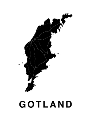 Landkarte von Gotland