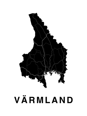  Carte du Värmland