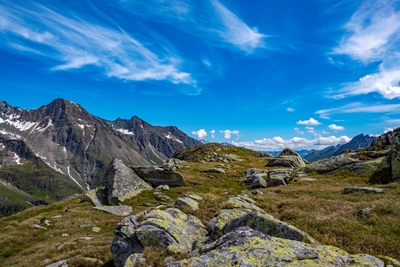 Alpin panoramautsikt i Øst-Tirol