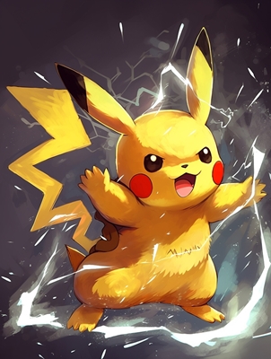 Pikachu in action 2