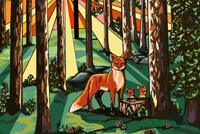 The mother fox