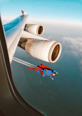 Regarder par la fenêtre de l’avion