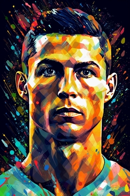 Cristiano Ronaldo - Pop Art posters & prints by FloArtz - Printler