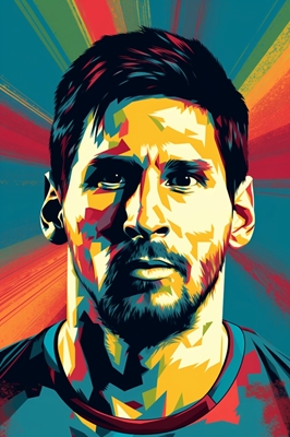Lionel Messi - Arte Pop