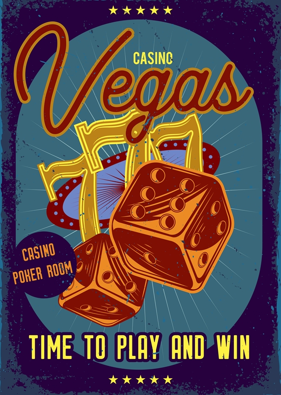 Casino Vegas posters & prints by Moritz Uebe - Printler