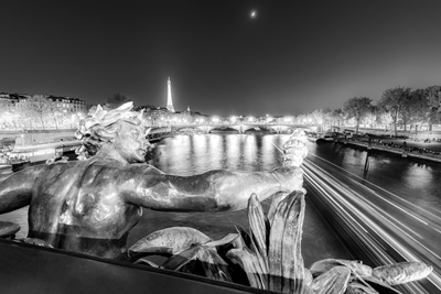 Pont Alexandre III w mieście Paryż