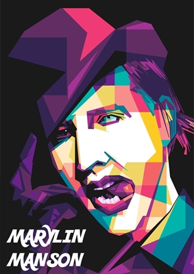 Marilyn Manson Pop Art