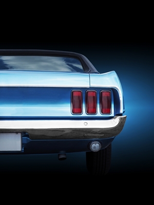 Amerikansk oldtimer Mustang Coupe 1969