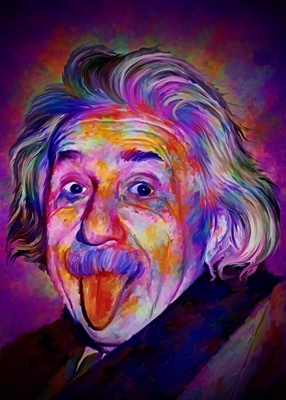 Albert Einstein popart