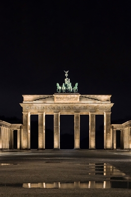 Brandenburger Tor på natten