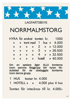 Monopoly Norrmalmstorg