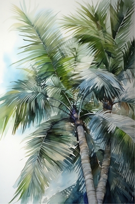Akvarell palmer