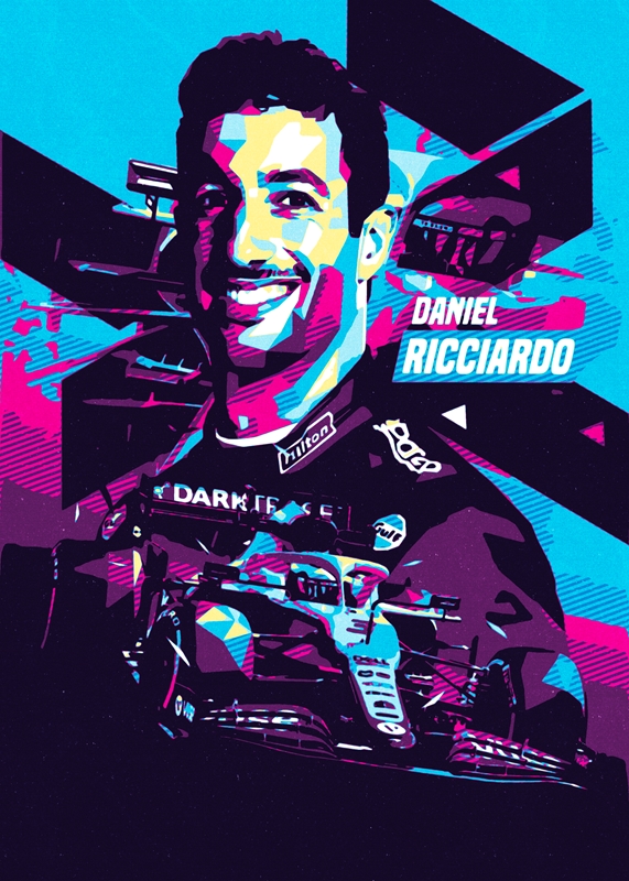 Daniel Ricciardo posters & prints by My Kido - Printler
