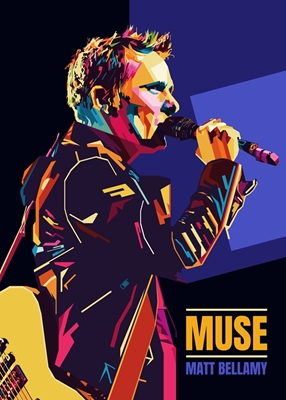 Matt Bellamy Seni Pop WPAP