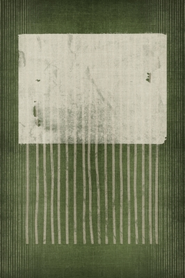 Abstrakti vihreä meduusa No2