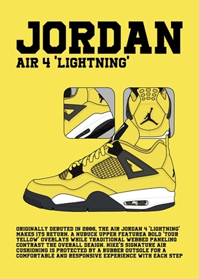 Jordan 4 Retro Lightning