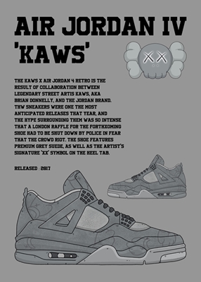 Jordan 4 Retro x Kaws