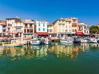 Harbor of Cassis in France