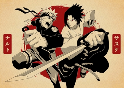 Naruto contre Sasuke