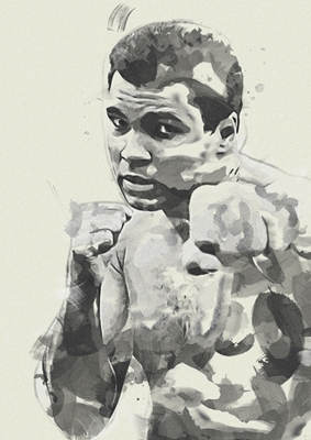 Muhammad Ali increíble potrait