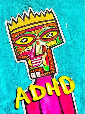 Typografi ADHD Tekst Struktur