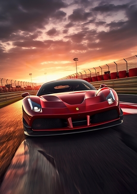 Ferrari 480 Auto racebaan
