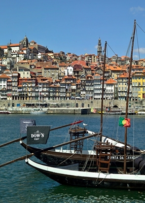 Porto old town panorama